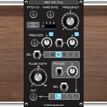 Mind Blown Audio Analog Oscillator